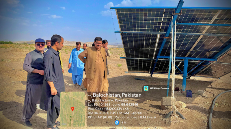 Mr. Noor Ahmed Pirkani, Secretary Agriculture, Reviews Progress and Visits Key Agricultural Sites in Loralai Division